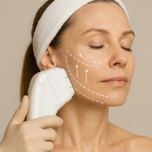 Woman having HI-FU to reduce wrinkles call LA LIPO Malmesbury Now!